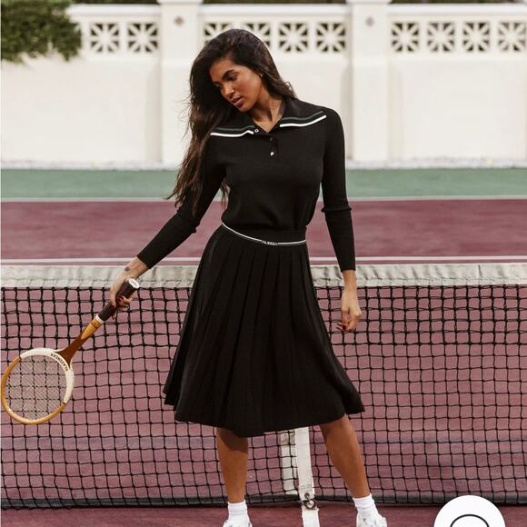 Aleeza Paris - 25” knit Tennis 🎾 Women's Skirt NWT XS - Picture 1 of 5